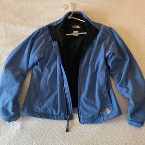North Face zip up shell rain/wind insulated jacket